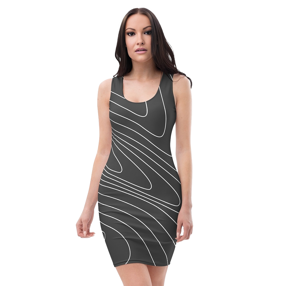 "Black/White" Dress