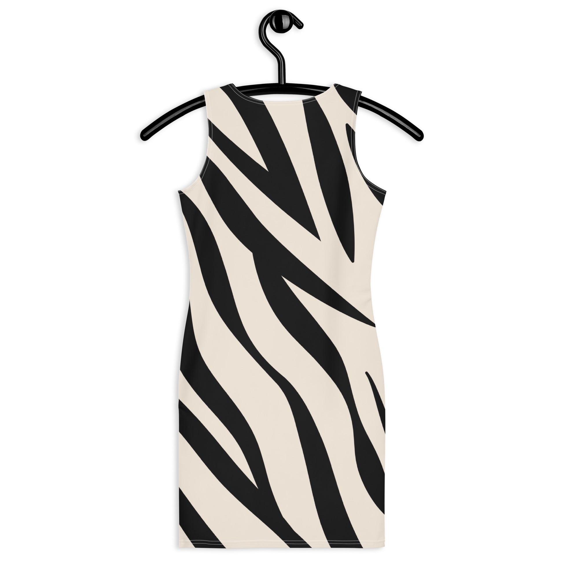 Dress with zebra pattern