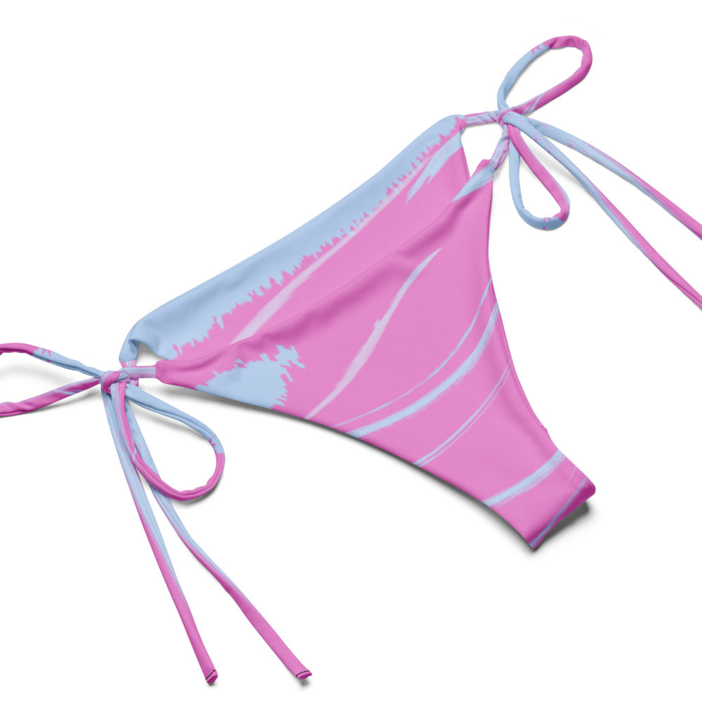 "Blue/Pink" All over print teenager bikini