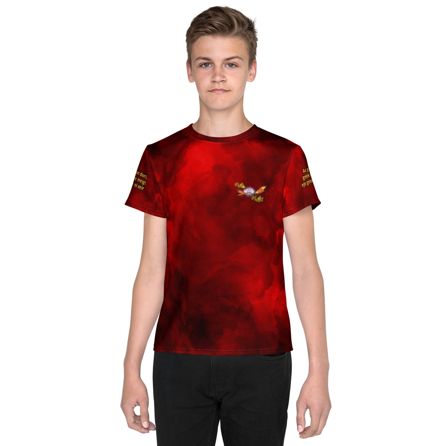 Red Youth T-shirt with logo Mad Max
