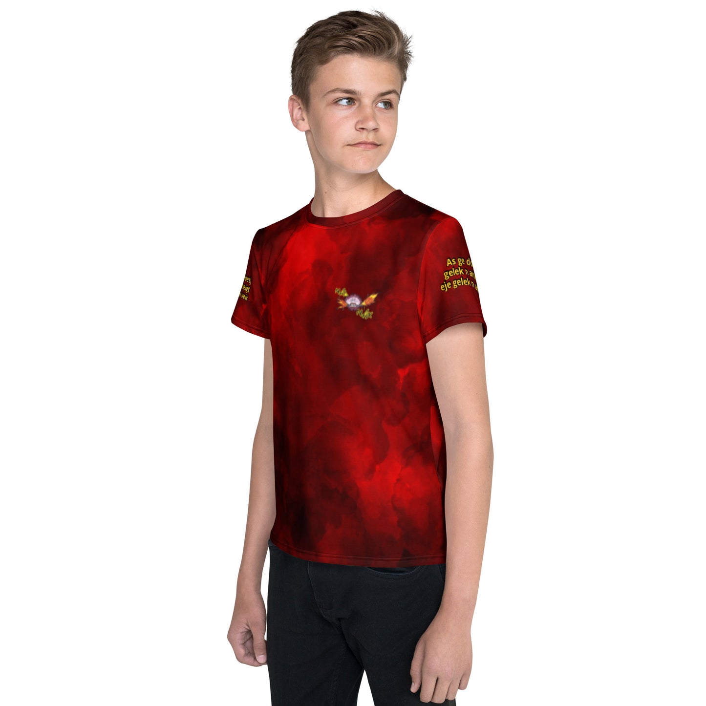 Red Youth T-shirt with logo Mad Max