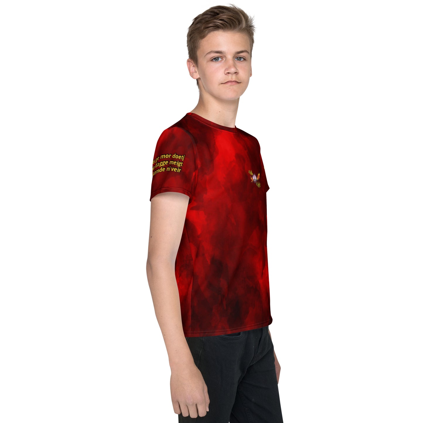 Red Youth T-shirt with logo Mad Max