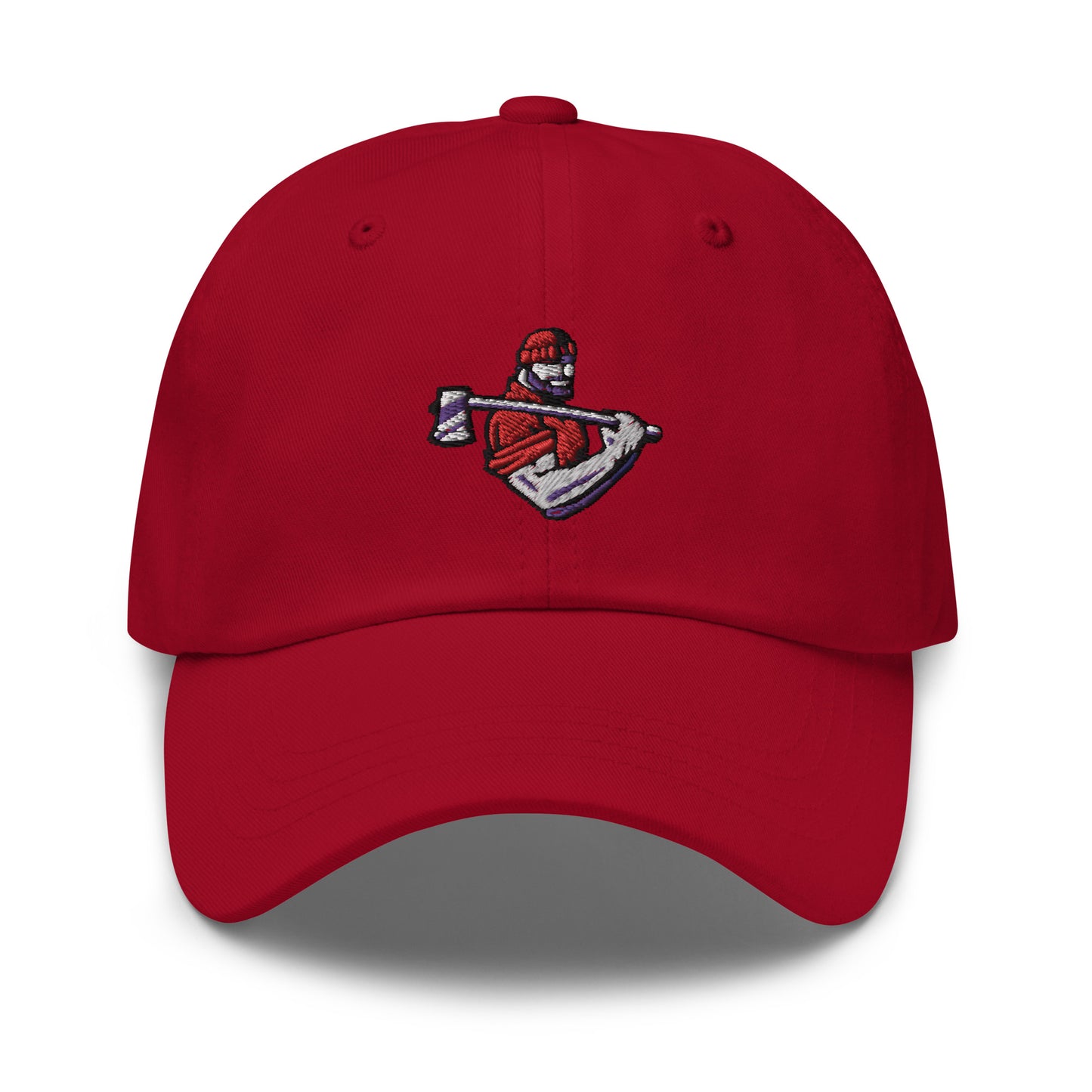 Cranberry hat with Lumberjack