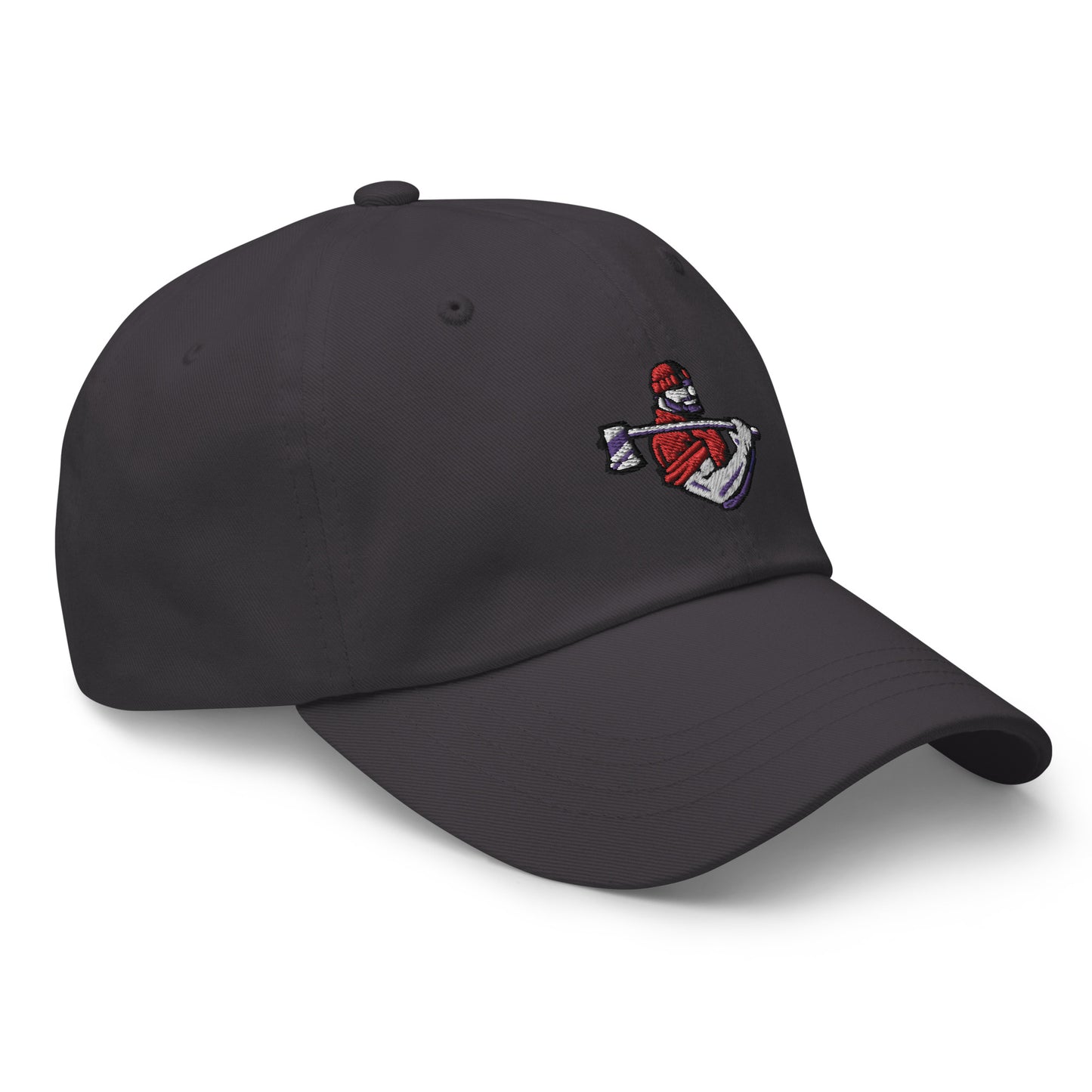 Dark grey hat with Lumberjack