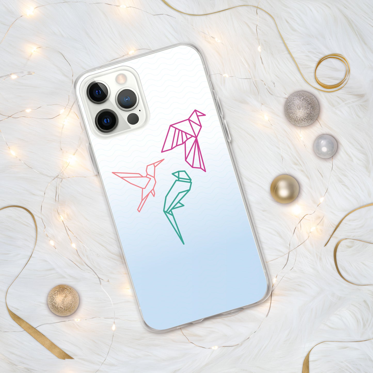 "Three birds" Clear Case for iPhone
