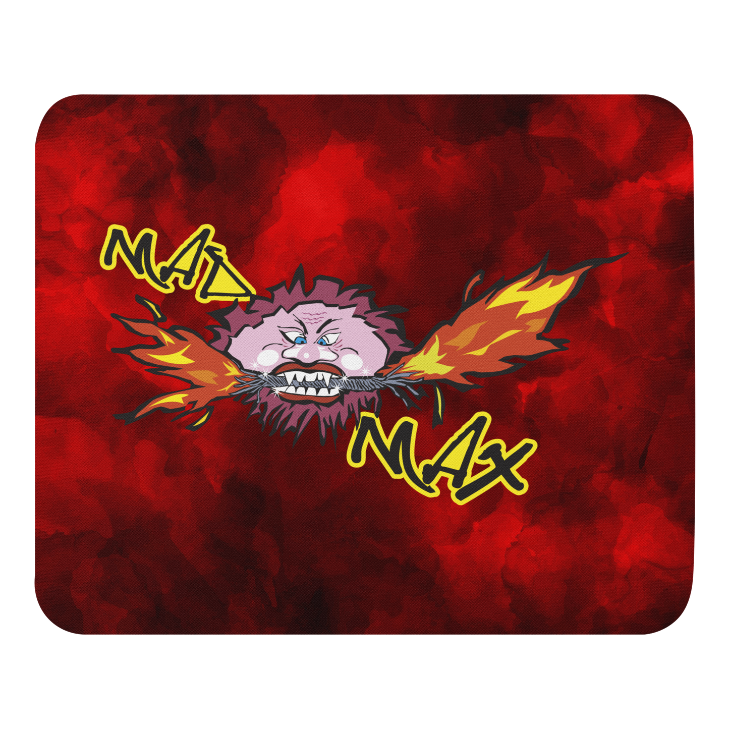 Mouse pad with Mad Max logo