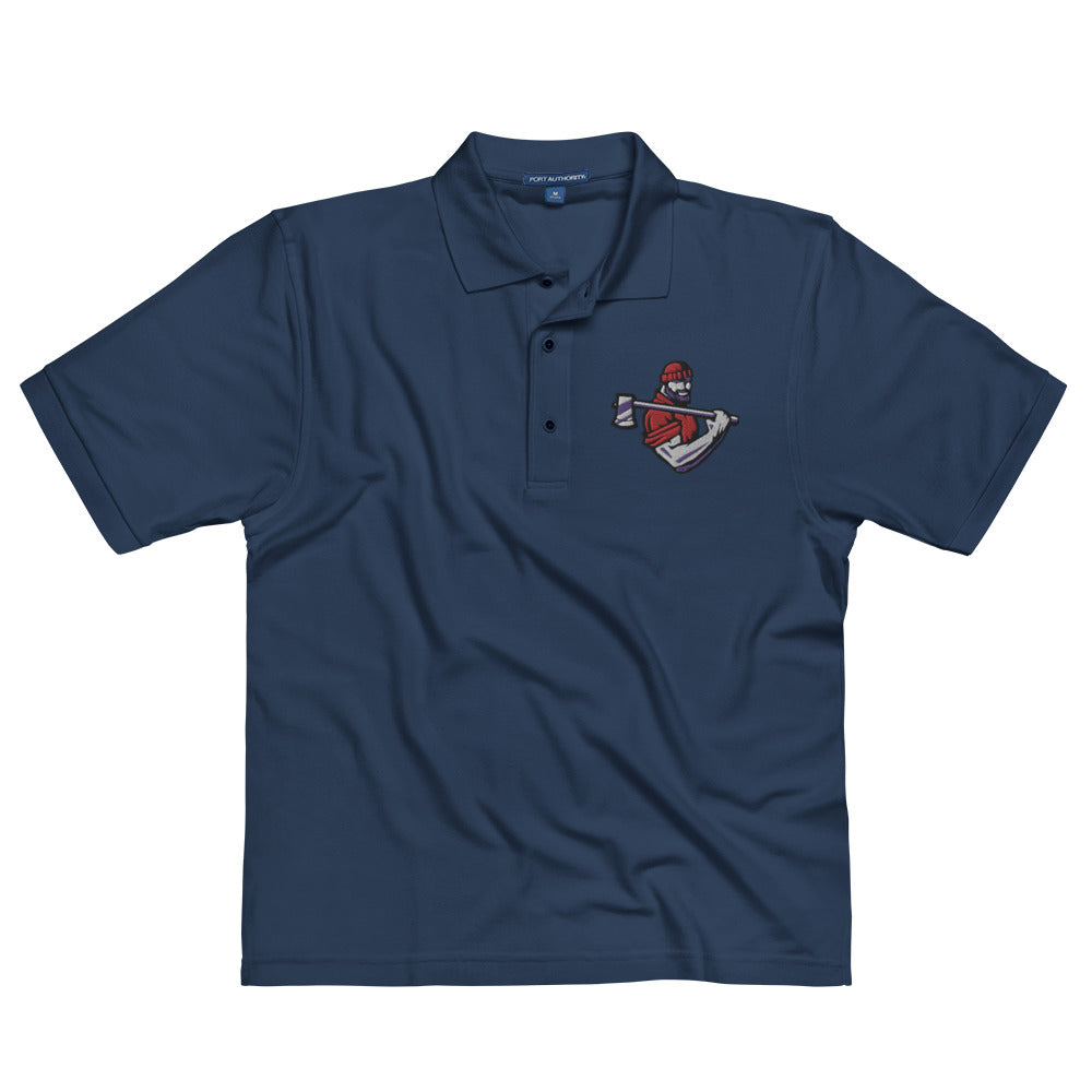 Navy polo with Lumberjack