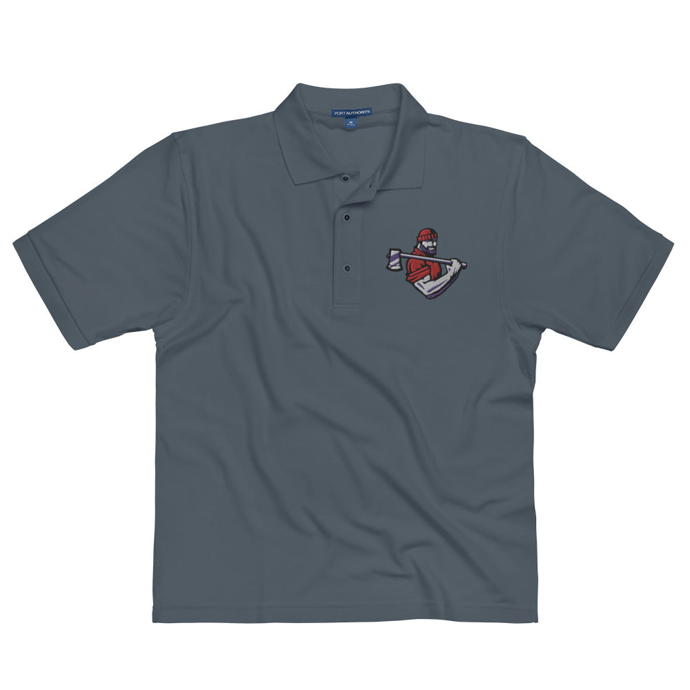 Steel grey polo with Lumberjack