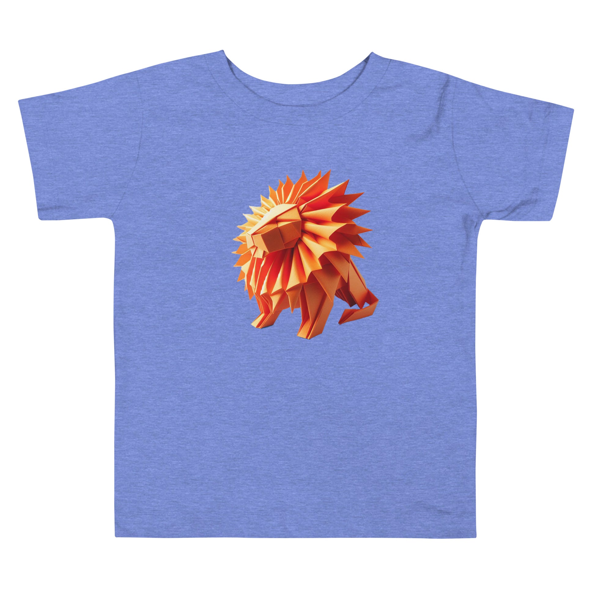 Kids with columbia blue T-shirt with print of a lion