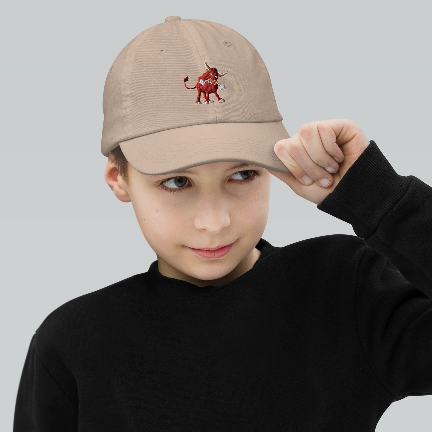 "Bull" Youth baseball cap
