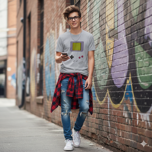 "Gameboy" T-shirt met korte mouwen