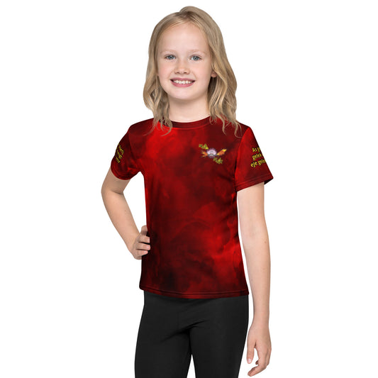 Red Kids T-shirt with logo Mad Max