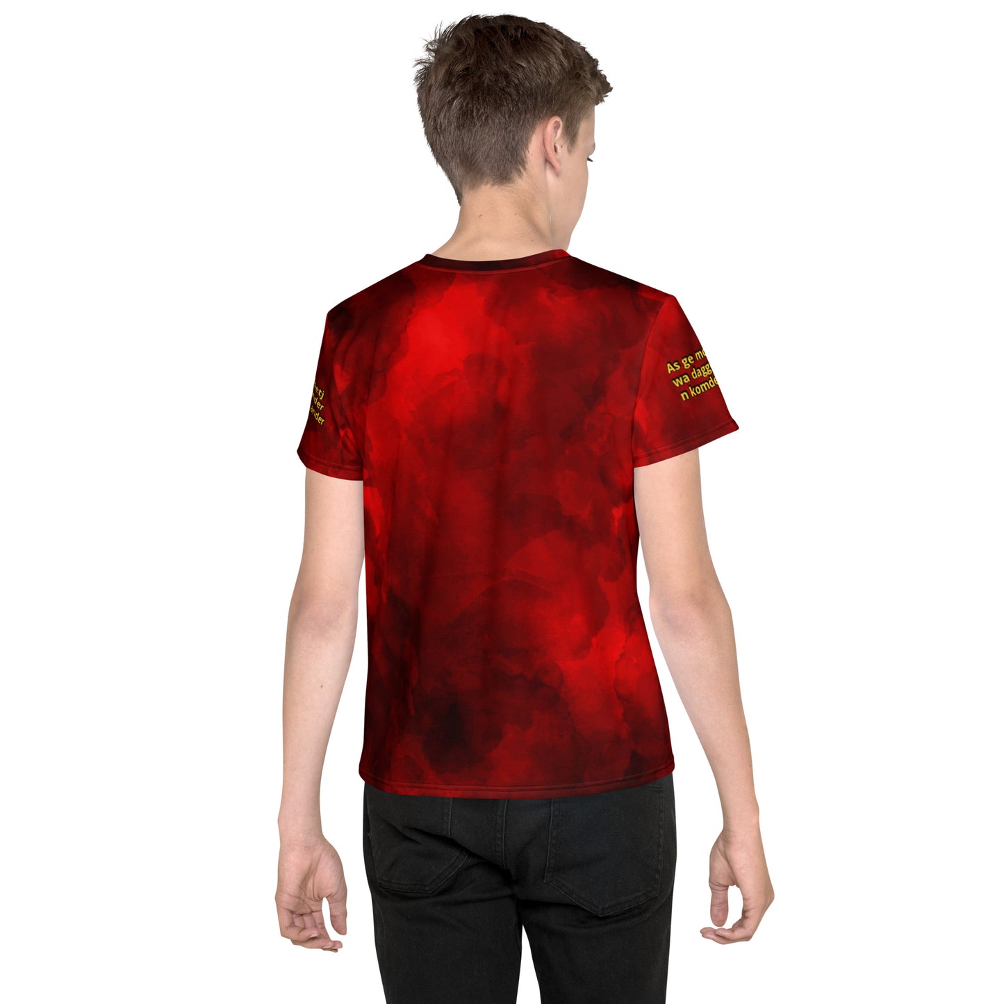 Red Youth T-shirt with logo Mad Max