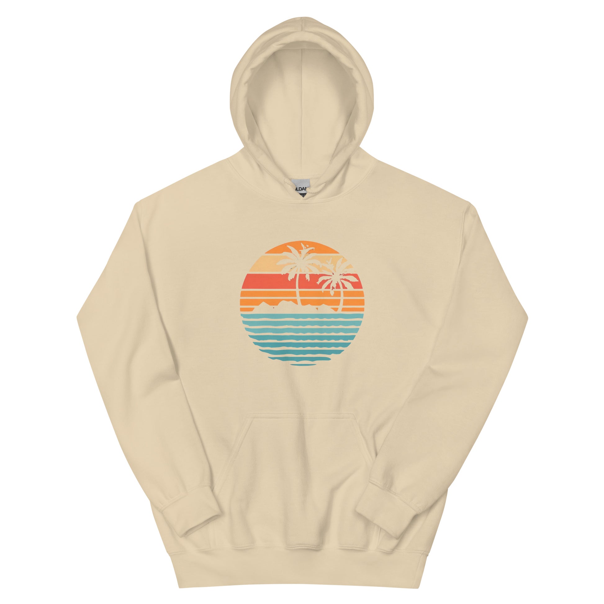 Sand Hoodie and a print of retro island